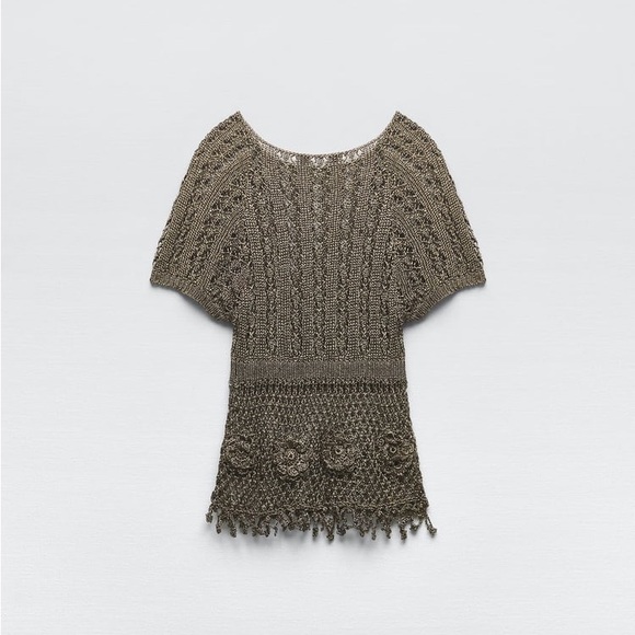 METALLIC THREAD KNIT TOP LIMITED EDITION - Picture 6 of 6